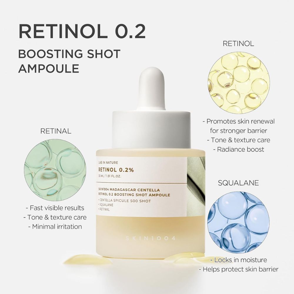 Skin1004 Retinol 0.2 Boosting Shot Ampoule