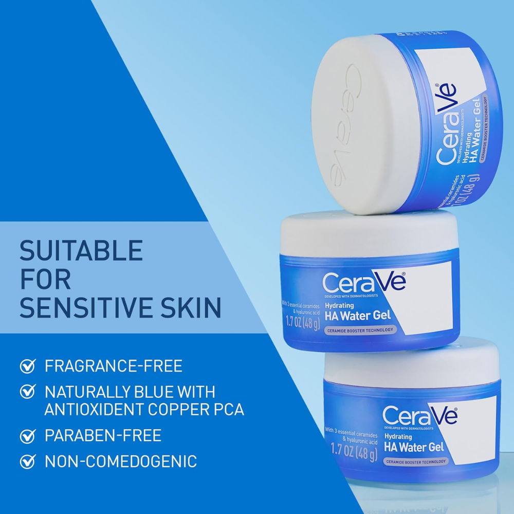 CeraVe Hydrating Hyaluronic Acid Water Gel Face Moisturizer