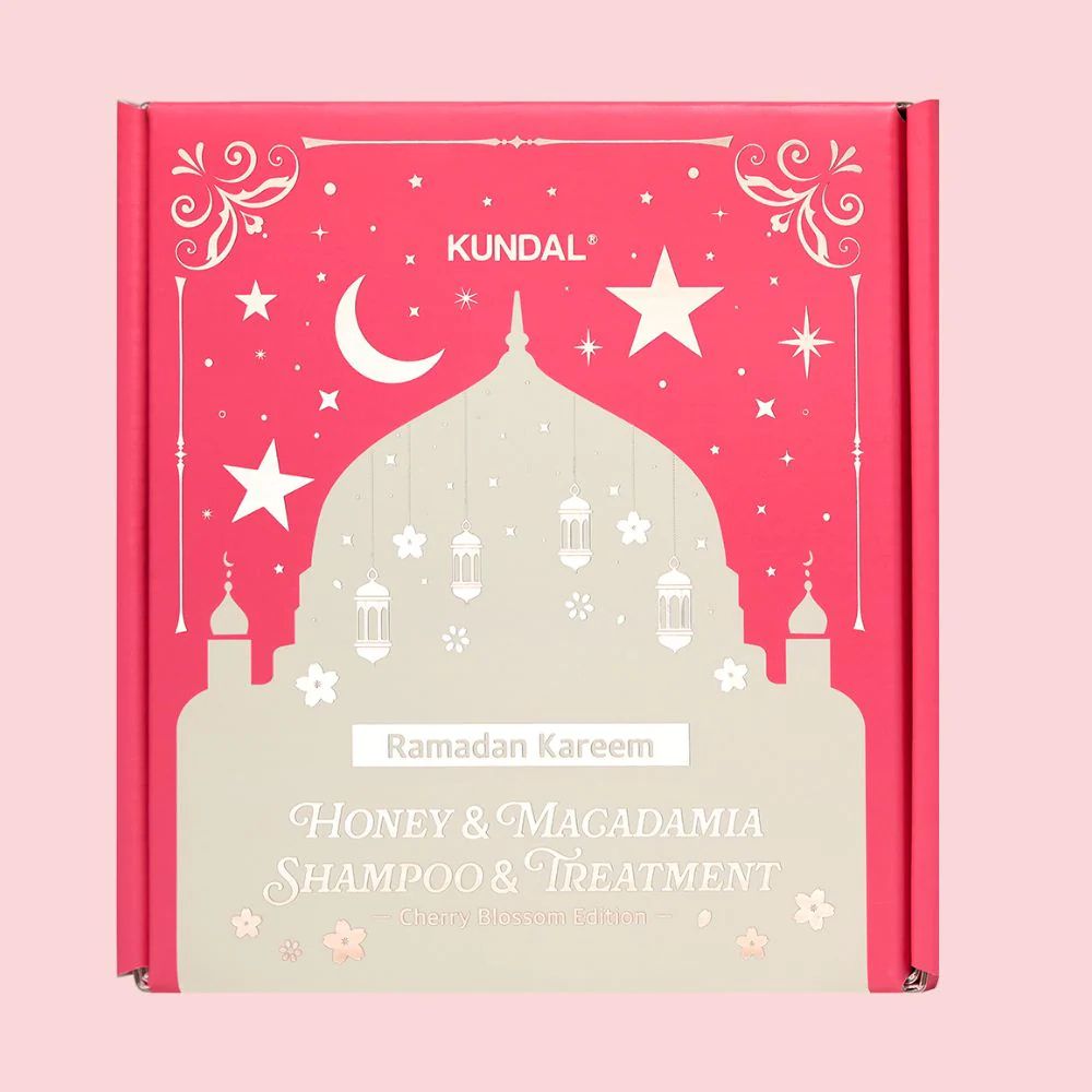 Kundal Honey & Macadamia Ramadan Limited Edition Set - Cherry Blossom 500ml