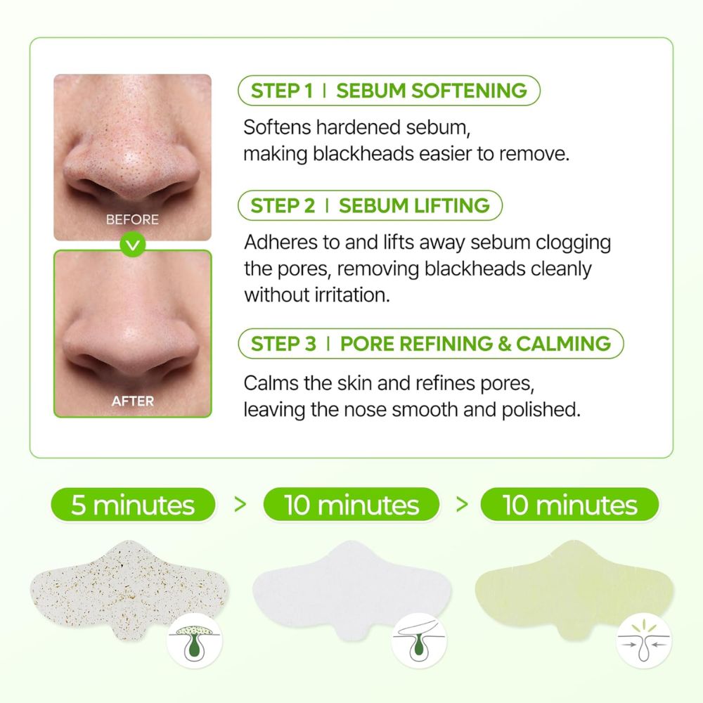 Dr.Melaxin Cactox 3-Step Nose Pore Pack (3 copë)