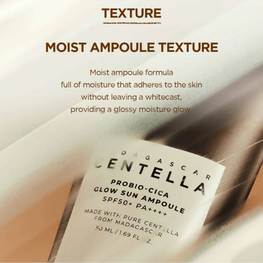 SKIN1004 Madagascar Centella Probio-Cica Glow Sun Ampoule SPF50+ PA++++